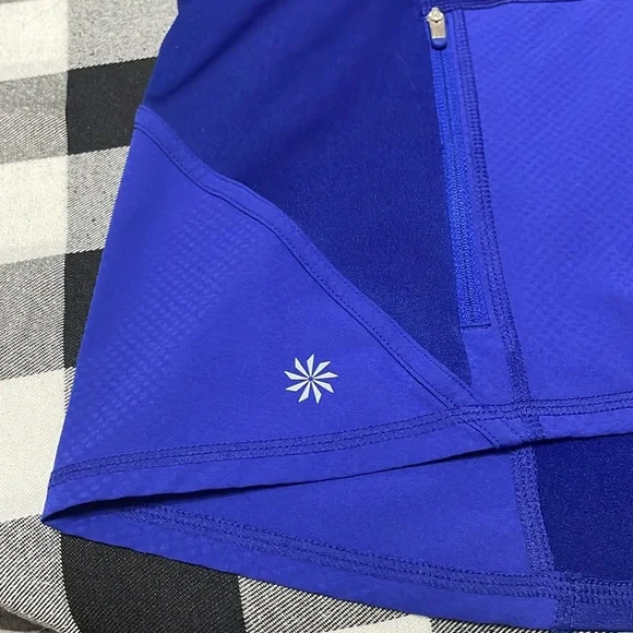 Athleta Plush Tech Hoodie 3.0 SAPPHIRE BLUE #721643 Size Medium Tall MT - Picture 8 of 14